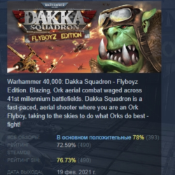 Warhammer 40,000: Dakka Squadron Flyboyz Edition АВТОДОСТАВКА STEAM GLOBAL МГНОВЕННО