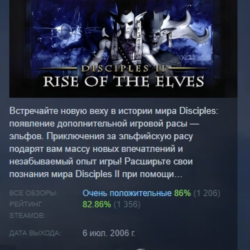 Disciples II: Rise of the Elves АВТОДОСТАВКА STEAM GLOBAL МГНОВЕННО ЛИЦЕНЗИЯ