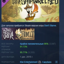Don&acute;t Starve - Shipwrecked DLC STEAM РОССИЯ