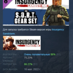 Insurgency: Sandstorm - S.O.R.T Gear Set DLC АВТОДОСТАВКА STEAM МГНОВЕННО ЛИЦЕНЗИЯ