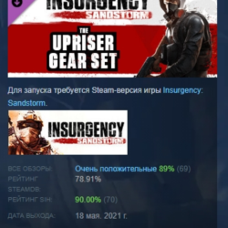 Insurgency: Sandstorm - Upriser Gear Set DLC STEAM