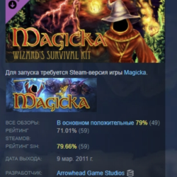 Magicka: Wizards Survival Kit DLC STEAM GIFT РОССИЯ