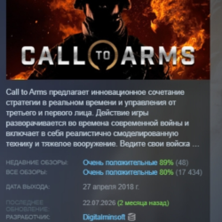 Call to Arms - Basic Edition АВТОДОСТАВКА STEAM GLOBAL МГНОВЕННО ЛИЦЕНЗИЯ