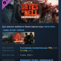 Call to Arms - Gates of Hell: Talvisota АВТОДОСТАВКА STEAM РОССИЯ ЛИЦЕНЗИЯ