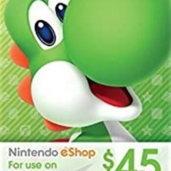 🎁 КАРТА ОПЛАТЫ NINTENDO ESHOP — 45 USD [USA]