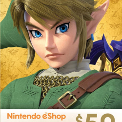 🎁 КАРТА ОПЛАТЫ NINTENDO ESHOP — 50 USD [USA]