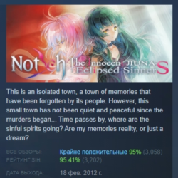 Notch - The Innocent LunA Eclipsed SinnerS АВТОДОСТАВКА STEAM GLOBAL МГНОВЕННО ЛИЦЕНЗ