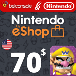 Карта Nintendo 70 Долларов США Официальный ключ