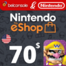 Карта Nintendo 70 Долларов США Официальный ключ