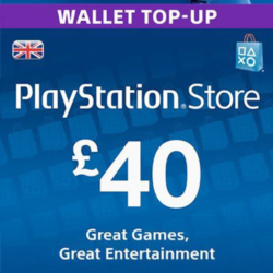 Playstation Network PSN  40 (UK) - без комиссии