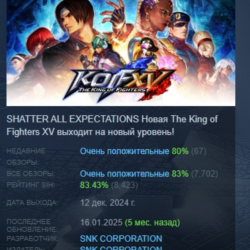 THE KING OF FIGHTERS XV Deluxe Edition АВТОДОСТАВКА STEAM GLOBAL МГНОВЕННО ЛИЦЕНЗИЯ