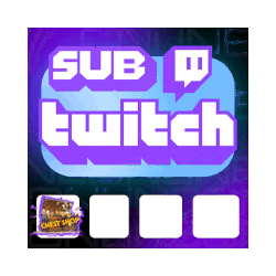 TWITCH SUB | ПОДАРОЧНАЯ ПОДПИСКА | 1-3 УР. |