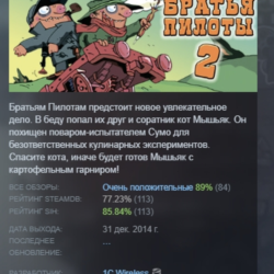 Pilot Brothers 2 Братья Пилоты АВТОДОСТАВКА STEAM GLOBAL МГНОВЕННО ЛИЦЕНЗИЯ