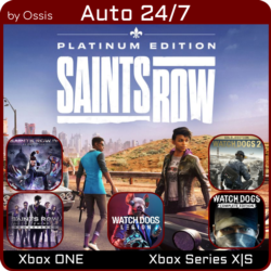 XBOX 24/7 Saints Row Platinum  Saints Row IV Re Elected