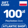 Карта Пополнения PSN 100 Злотых (PLN) Польша