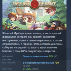 Potion Permit АВТОДОСТАВКА STEAM GLOBAL МГНОВЕННО ЛИЦЕНЗИЯ