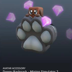 🐶 Roblox Doggy Backpack - Mining Simulator 2 🔑 Ключ