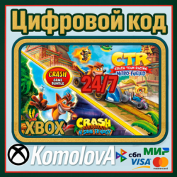 🌍Crash Bandicoot N. Sane Trilogy CTR Nitro-Fueled XBOX