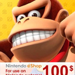 🎁 КАРТА ОПЛАТЫ NINTENDO ESHOP — 100 USD [USA]