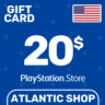 Карта Пополнения PSN 20$ (USD) США