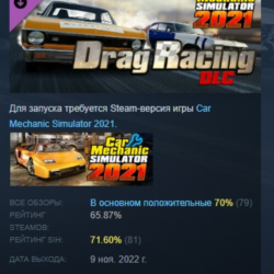 Car Mechanic Simulator 2021 - Drag Racing DLC АВТОДОСТАВКА STEAM РОССИЯ