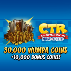 Crash Team Racing Nitro-Fueled 30000  10000 монет XBOX