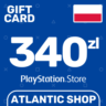 Карта Пополнения PSN 340 Злотых (PLN) Польша