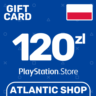 Карта Пополнения PSN 120 Злотых (PLN) Польша