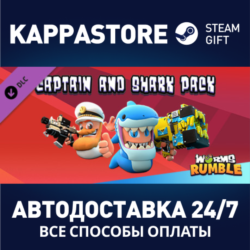 Worms Rumble - Captain & Shark Double Pack DLC | Steam