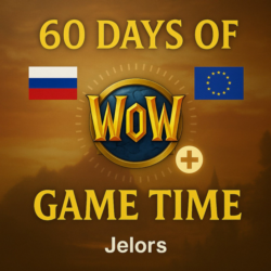 (Ru/Eu) WOW тайм карта 60 дн  Classic (USDT 0% fee)