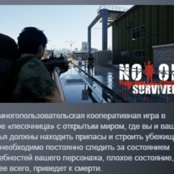 No One Survived АВТОДОСТАВКА STEAM GLOBAL МГНОВЕННО ЛИЦЕНЗИЯ