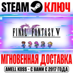 Final Fantasy V Pixel Remaster Steam Ключ РФ Мир  Бонус