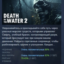 Death in the Water 2 АВТОДОСТАВКА STEAM GLOBAL МГНОВЕННО ЛИЦЕНЗИЯ