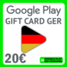 Google Play Gift Card 20€ DE Германия АВТО ВЫДАЧА 24/7