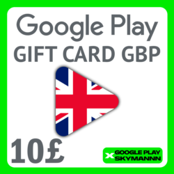 Google Play Gift Card 10 GBP UK United Kingdom АВТО
