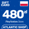 Карта Пополнения PSN 480 Злотых (PLN) Польша