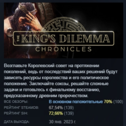 The King's Dilemma: Chronicles АВТОДОСТАВКА STEAM GLOBAL МГНОВЕННО ЛИЦЕНЗИЯ