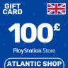 Карта Пополнения PSN 100 Фунтов (GBP) Великобритания