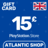 Карта Пополнения PSN 15 Фунтов (GBP) Великобритания