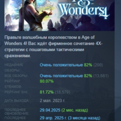 Age of Wonders 4 АВТОДОСТАВКА STEAM GLOBAL МГНОВЕННО ЛИЦЕНЗИЯ