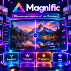 Magnific | Подписка на ВАШ АККАУНТ 1/12 месяцев