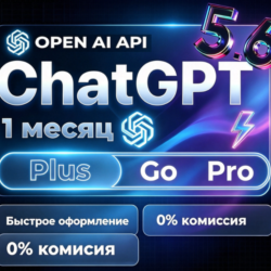 ChatGPT plus shared account 1 month GPT5.6