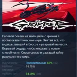 Gripper АВТОДОСТАВКА STEAM GLOBAL МГНОВЕННО ЛИЦЕНЗИЯ