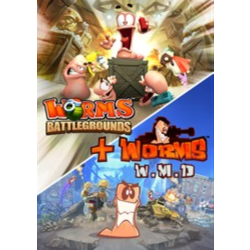 🔥Worms Battlegrounds + Worms W.M.D 🔥XBOX ONE|X|S| 🔑