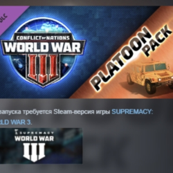 SUPREMACY: WORLD WAR 3 Platoon Pack DLC STEAM GIFT РОССИЯ
