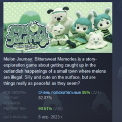 Melon Journey: Bittersweet Memories АВТОДОСТАВКА STEAM GLOBAL МГНОВЕННО ЛИЦЕНЗИЯ