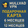 Mullvad VPN - 6 / 12 Месяцев - Код пополнения - АВТО