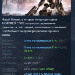 ARMORED CORE VI FIRES OF RUBICON Standard Edition АВТОДОСТАВКА STEAM GLOBAL МГНОВЕННО