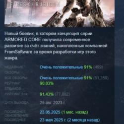 ARMORED CORE VI FIRES OF RUBICON Deluxe Edition АВТОДОСТАВКА STEAM GLOBAL МГНОВЕННО Л