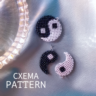 Схема для бисера: Инь и Ян